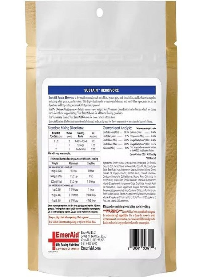 EmerAid Sustain Herbivore Recovery Nutrition | Debilitated Herbivores | Easily Absorbable and Highly Digestible - 100 gm - Image 2